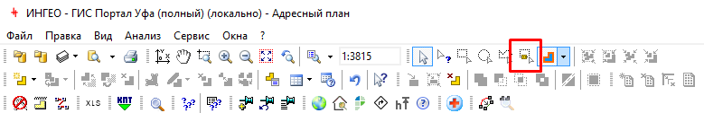 Пиктограмма Выделение пересекающихся