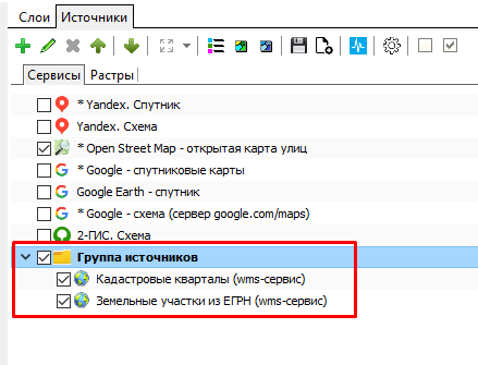 Группа источников